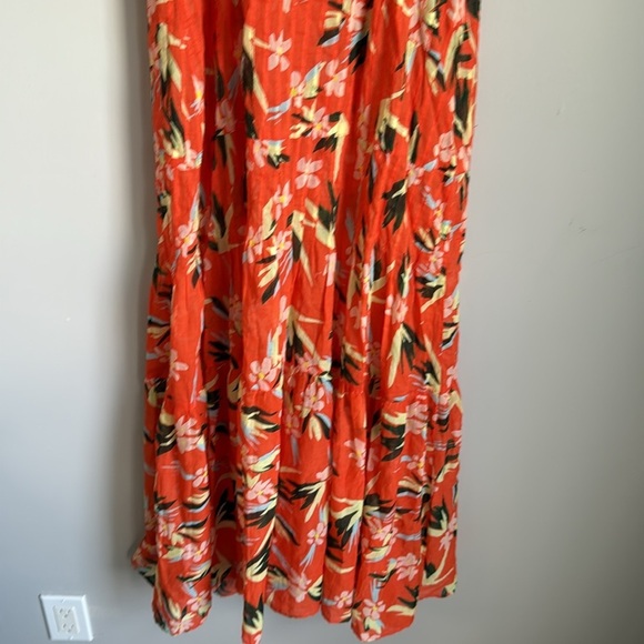 SOLID & STRIPED Tilda Dress Orange XS - Picture 9 of 15